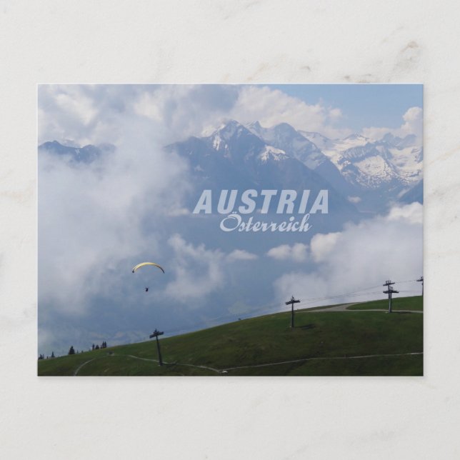 Postales personalizados de Austria (Anverso)