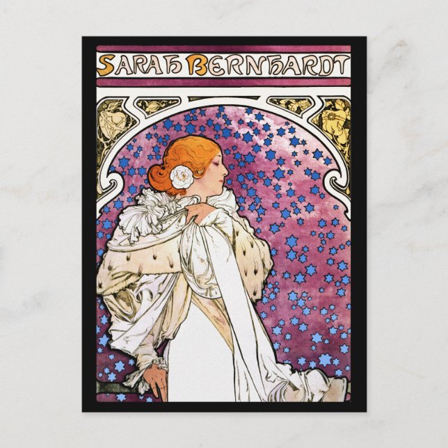 Postales Personalizados decorativas de Art Nouveau (Anverso)