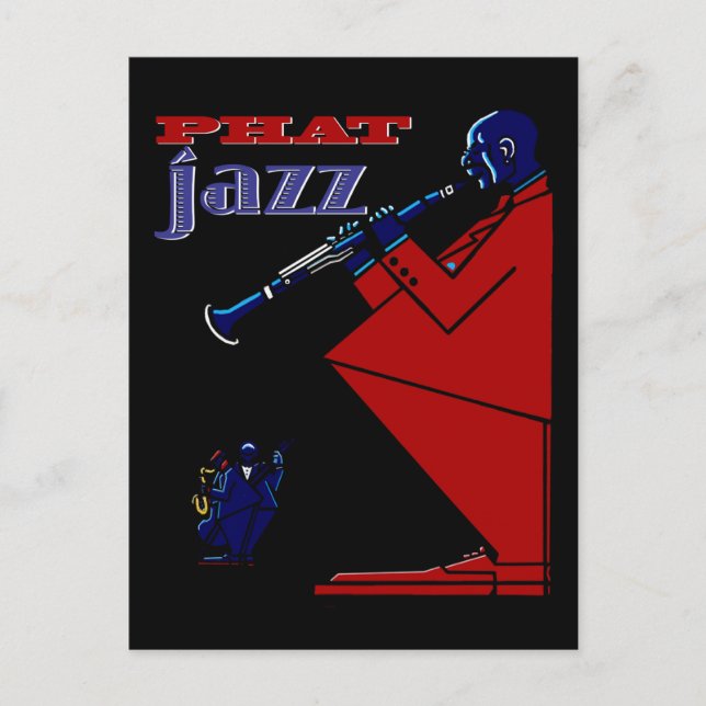 Postales Phat Jazz (Anverso)
