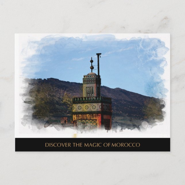 Postales pintadas de Marruecos (Anverso)