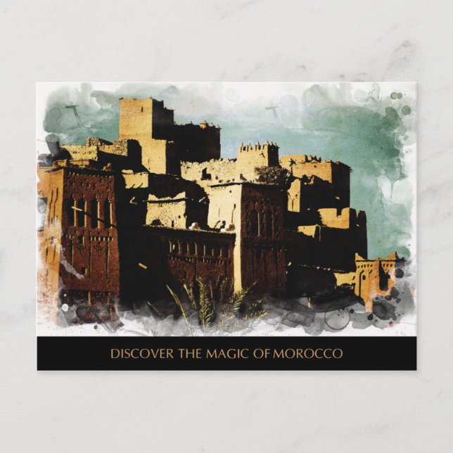 Postales pintadas de Marruecos (Anverso)