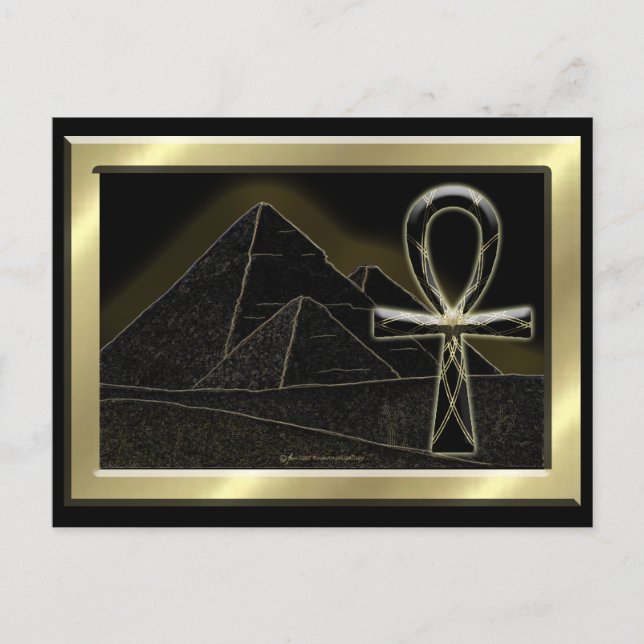 Postales pirímidas de Ankh (Anverso)