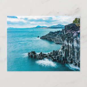 Postales planas con vistas al mar moderno