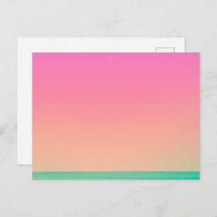 Postales planas con vistas al mar moderno