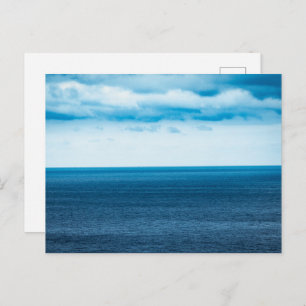 Postales planas con vistas al mar moderno