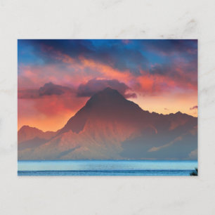 Postales planas con vistas al mar moderno