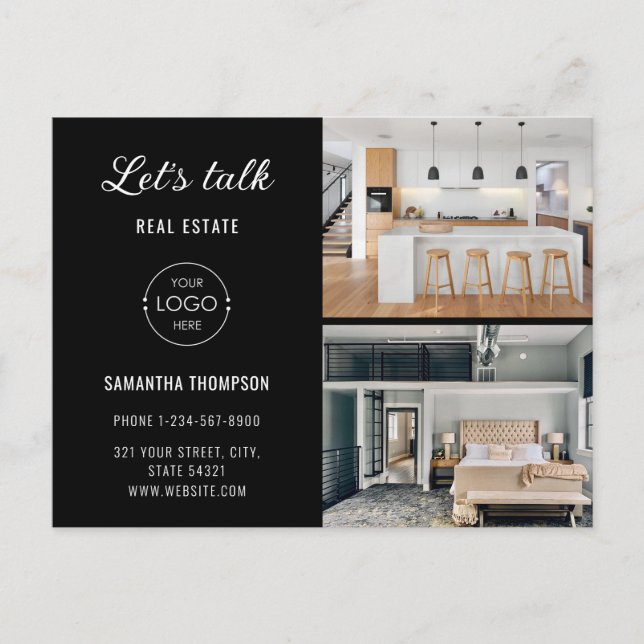 Postales profesionales de marketing inmobiliario (Anverso)