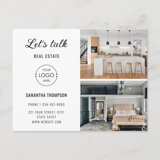 Postales profesionales de marketing inmobiliario (Anverso)