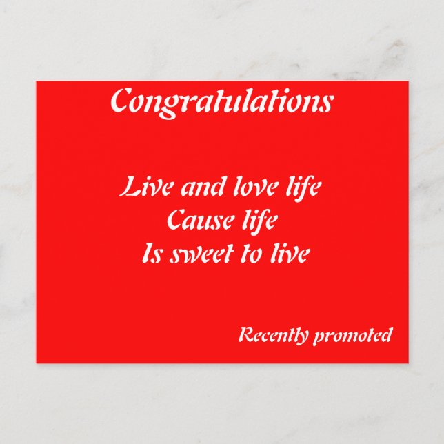 Postales promocionadas recientemente (Anverso)