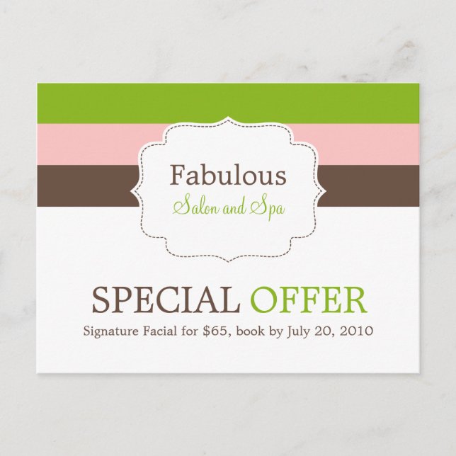 Postales promocionales de franjas de caramelo (Anverso)