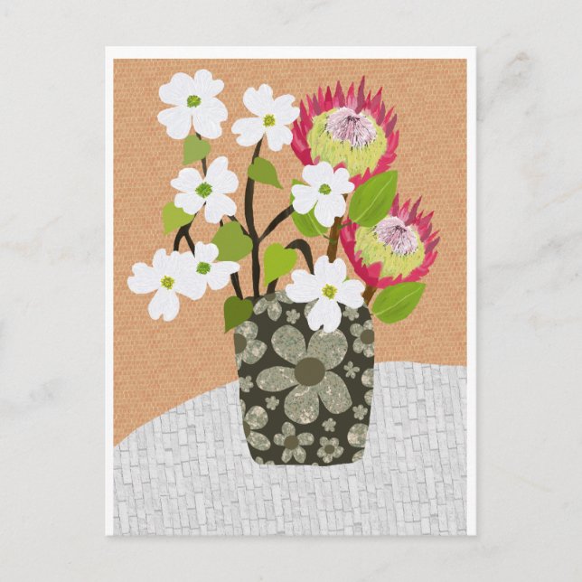 Postales Protea y Dogwood (Anverso)