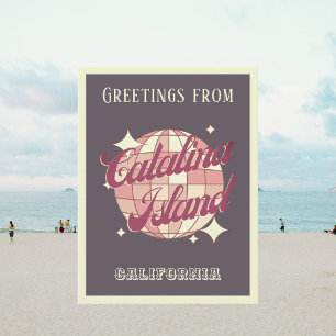 Postales púrpuras de Santa Catalina