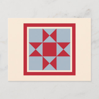 Postales Quilt - La estrella de Ohio