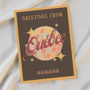 Postales retro de Quebec Canadá
