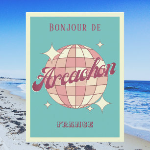 Postales retro de vacaciones de Arcachon Francia