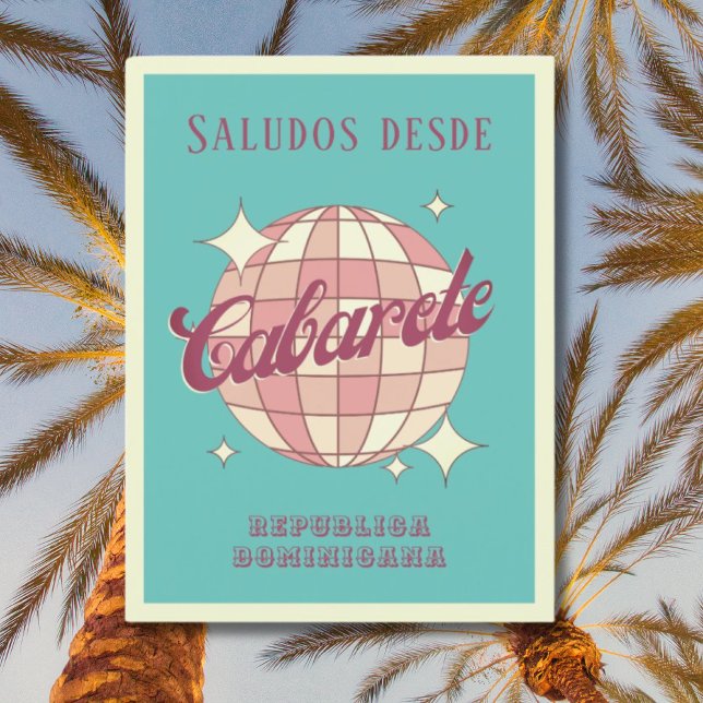 Postales retro vintage de Cabarete República Domin (Subido por el creador)