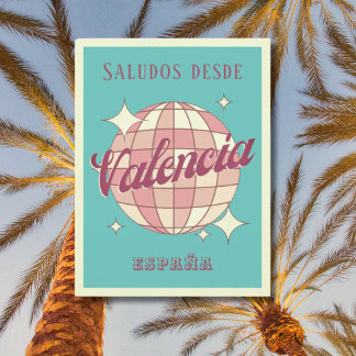 Postales retro vintage de Valencia España