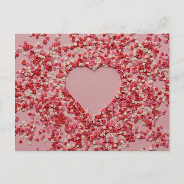 Postales románticas de amor al corazón para él (Anverso)