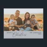 Postales románticas y navideñas modernas<br><div class="desc">Feliz Navidad. Celebra la temporada con esta postal familiar. Es totalmente personalizable y personalizada con tus propios mensajes de bienvenida. Por favor, agregue su dirección de devolución para enviarla fácilmente. Es sencillo, fácil, pero moderno, minimalista y festivo. Esta es la postal perfecta para enviar sus deseos de vacaciones. Tema de...</div>