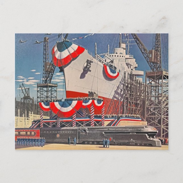 Postales RR de Pensilvania de los años 1940 (Anverso)