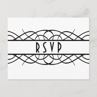 Postales RSVP con sabor a marfil deco