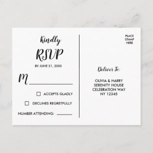 Postales RSVP de Flores de los países de acuarela