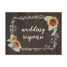 Postales RsVP de la boda de acuarela rusa del gira