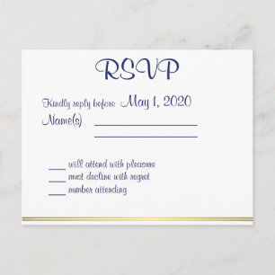 Postales RSVP de la boda náutica blanca