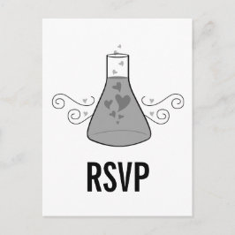 Postales RSVP de Química Gris Sweet
