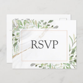 Postales RSVP para elección de comidas acuáticas