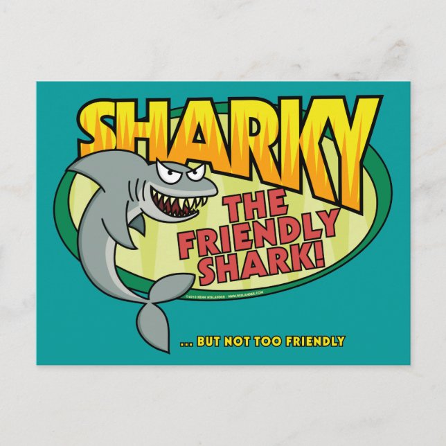 Postales Sharky (Anverso)