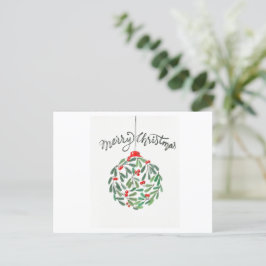 Postales simples de Navidades