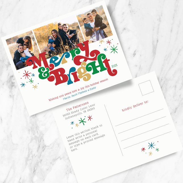 Postales simples para festividades con fotos brill (Subido por el creador)