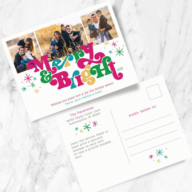 Postales simples para festividades con fotos brill (Subido por el creador)