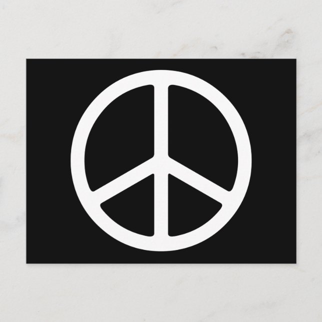 Postales Skinny White Peace (Anverso)