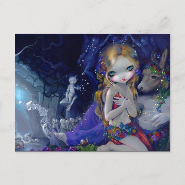 Postales sobre "El sueño de una noche de verano" (Anverso)