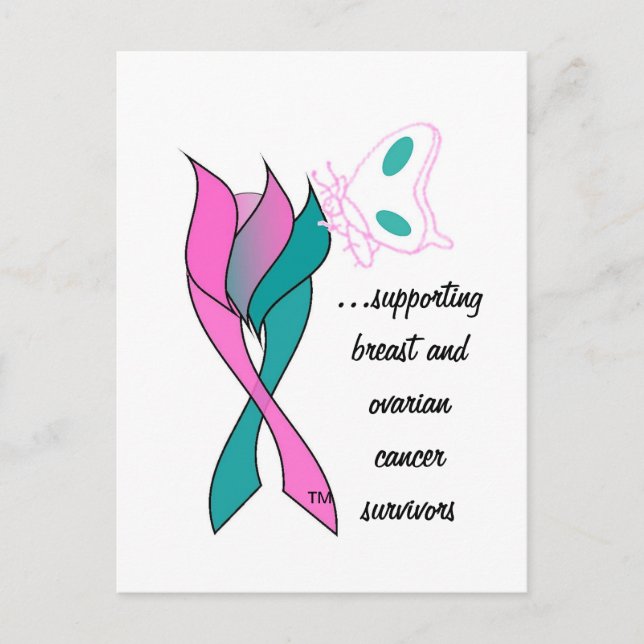 Postales - Sobrevivientes de cáncer de mama y ovar (Anverso)