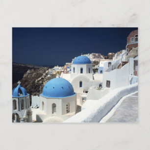 Postales soleadas de Santorini Greece