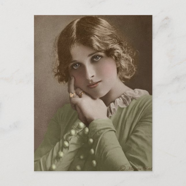 Postales teñidas de mano de sepia victoriana eduar (Anverso)