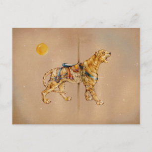 Postales - tigre del carrusel