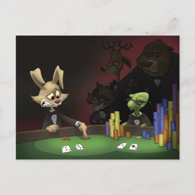 Postales Tortoise y Hare (Anverso)