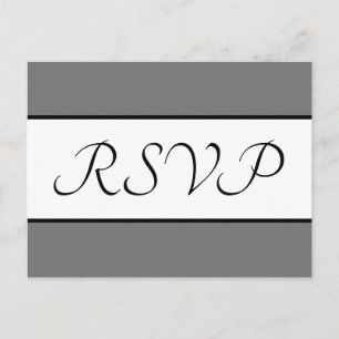 Postales tradicionales y antiguas de moda "RSVP"