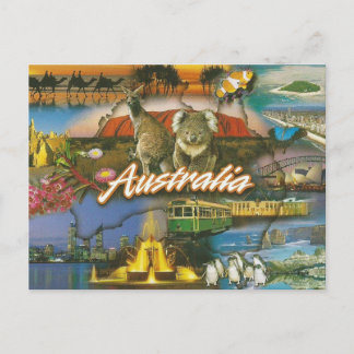 Postales turísticas retro de Australia | Viaje de