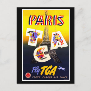 Postales verticales de destino de París