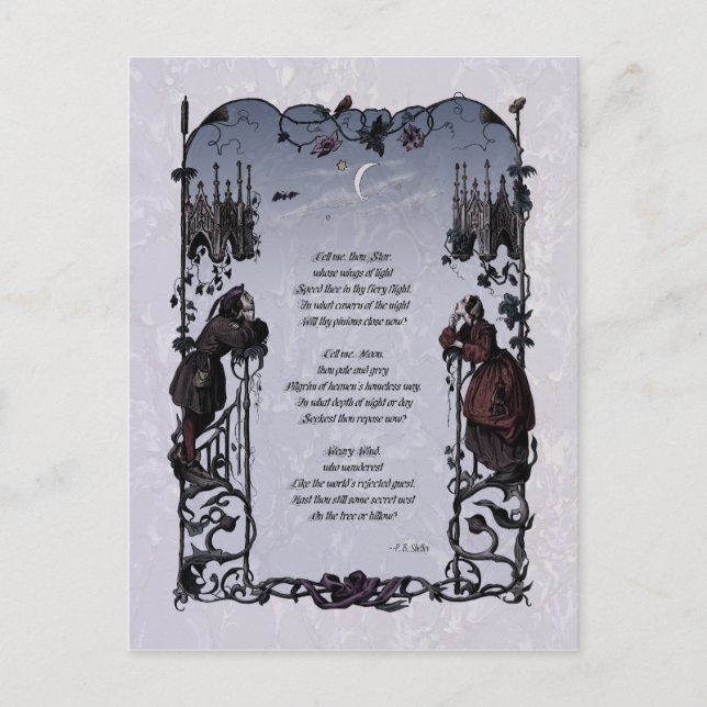 Postales victorianas de Shelley "Wanderers" (Anverso)