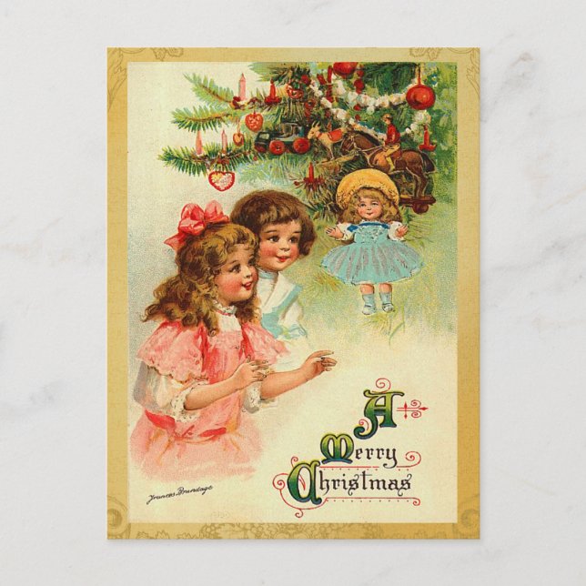 Postales vintage navideñas (Anverso)