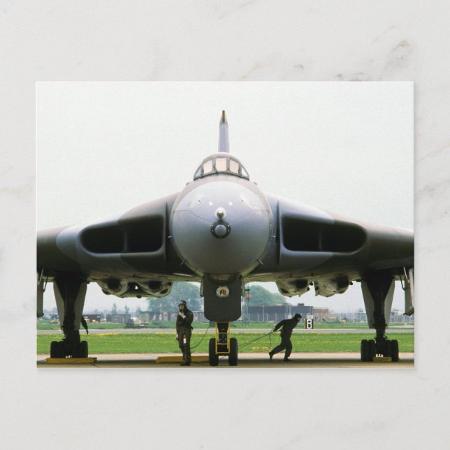 Postales Vulcan Bomber (Anverso)