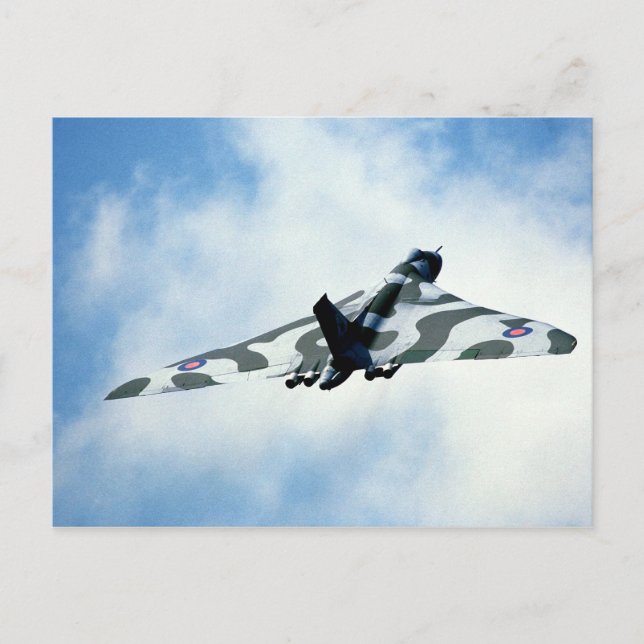 Postales Vulcan Bomber (Anverso)