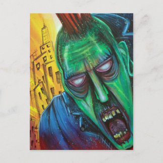 Postales zombi de Rock punk