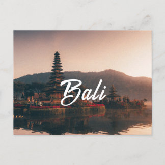 Postcard Bali simple y elegante diseño postal
